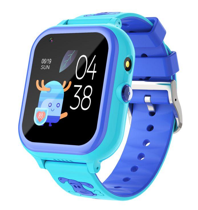 Дитячий смарт годинник Lemfo T18 з GPS, 4G, відеозв'язком, YouTube, TikTok, WhatsApp та українською мовою До 5 днів роботи Блакитний (8757687)