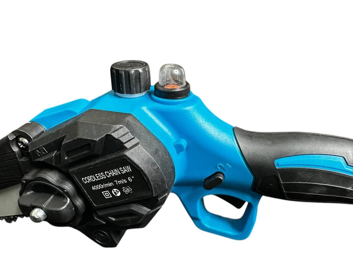 Пила акумуляторна міні GRANT 24V з автомастилом 2 акумулятори 2 ланцюги шина 150 мм (25880850) - фото 2