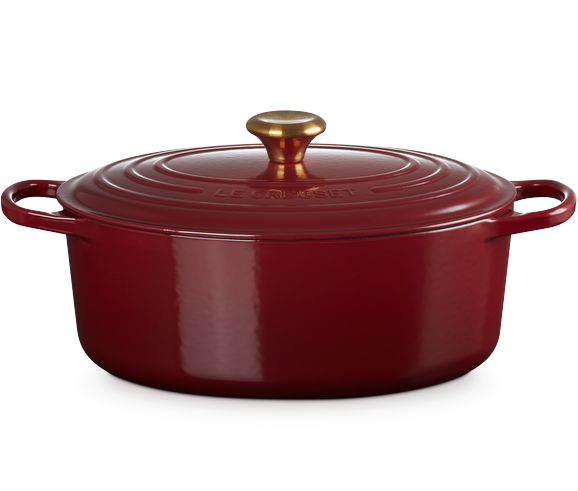 Кастрюля Le Creuset Signature 6,3 л овальная Ghone (21178319494441) - фото 1