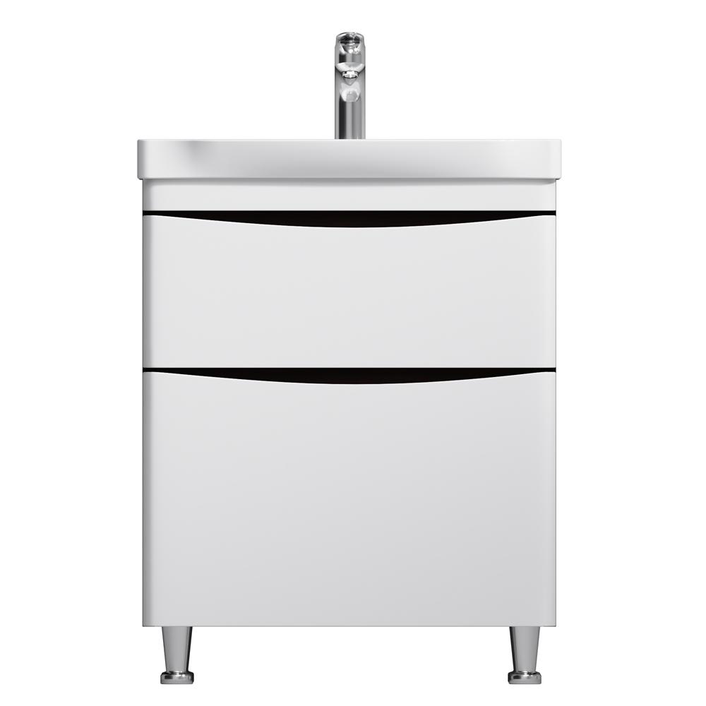 Тумба с умывальником напольная AM.PM Like M80-FSX0652V-WC0652-38 65x85x49 см Белый (130182)