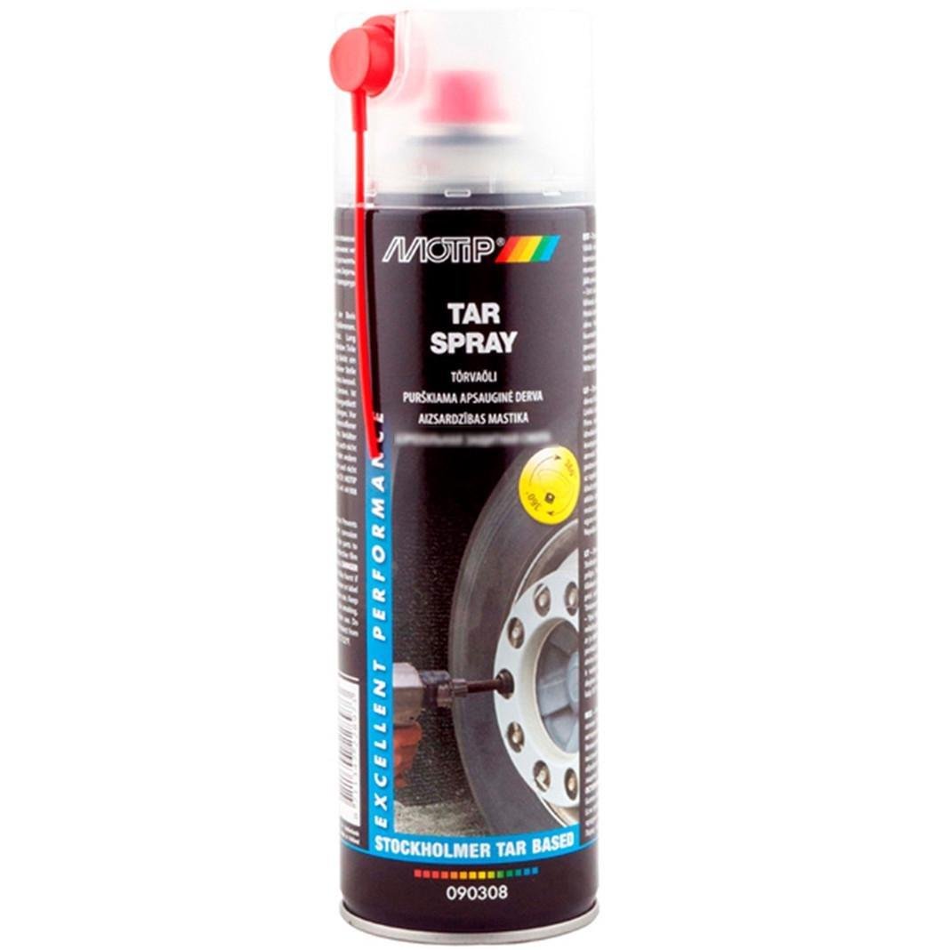 Мастильний і захисний матеріал на основі стокгольмської смоли Motip Tar Spray 500 мл