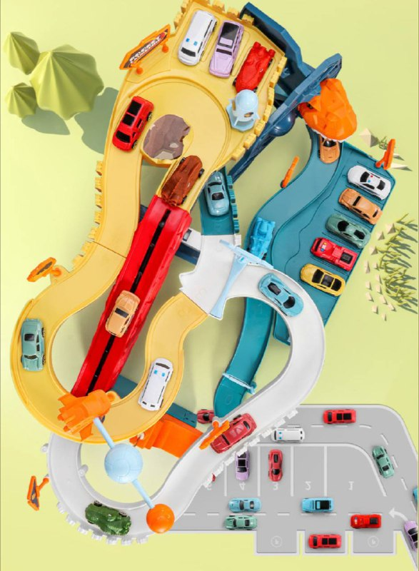 Дитячий ігровий паркінг з музикою Fun Game Dinosaur Space Orbit 5506 А спуск з 4 машинками (1831167150) - фото 6 Дитячий ігровий паркінг з музикою Fun Game Dinosaur Space Orbit 5506 А спуск з 4 машинками (1831167150) - фото 6