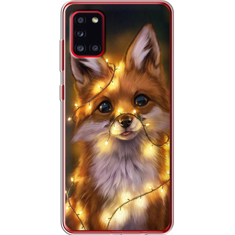 Чохол Boxface Samsung A315 Galaxy A31 Різдвяна Лисичка Прозорий силікон (39470-up2399-39470)