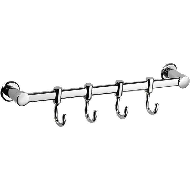 Планка-крючок Haiba HB205-4 для полотенца с четырьмя крючками 290 мм