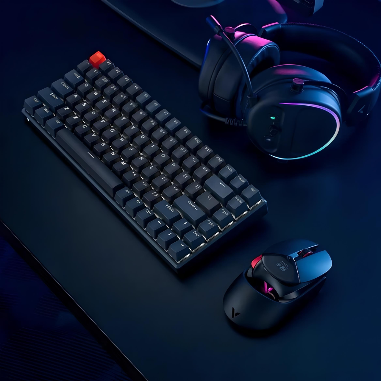 Мышь RAPOO VT960S с комбинированным подключением аккумулятор 19000DPI Черный (2440969075) - фото 7