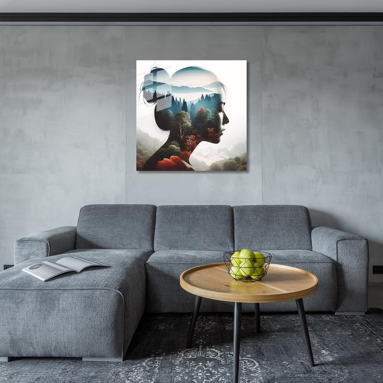 Картина на стекле NovellaPrint Природная рефлексия 90х90 см (505.3) - фото 2