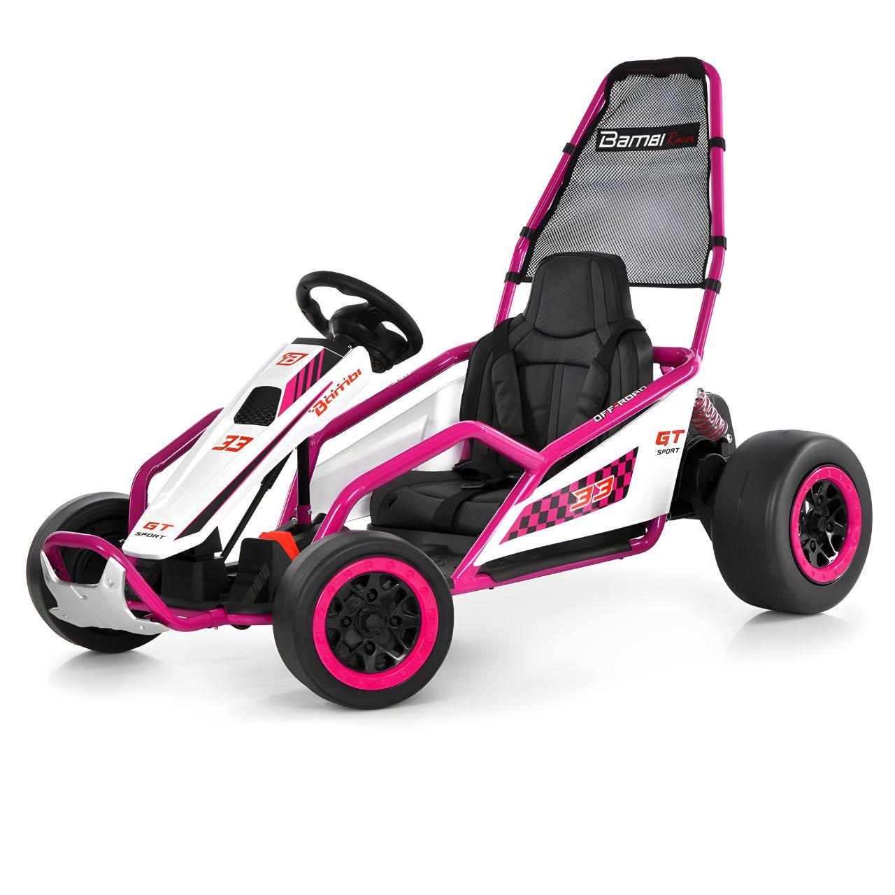 Електрокарт дитячий Bambi kart M6374EL-8 Рожевий (M6374EL-8)