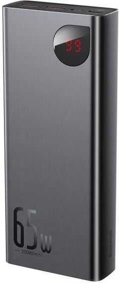 Портативний зарядний пристрій Baseus Adaman 20000 mAh 65W Black (PPIMDA-D01) - фото 1