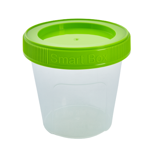 Контейнер Алеана Smart Box круглий 0,35 л Прозорий/Оливковий (УТ000045907) Контейнер Алеана Smart Box круглий 0,35 л Прозорий/Оливковий (УТ000045907)