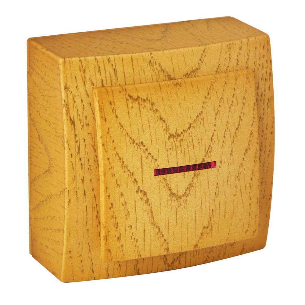 Вимикач Nilson Themis з підсвіткою Дуб (26251002)