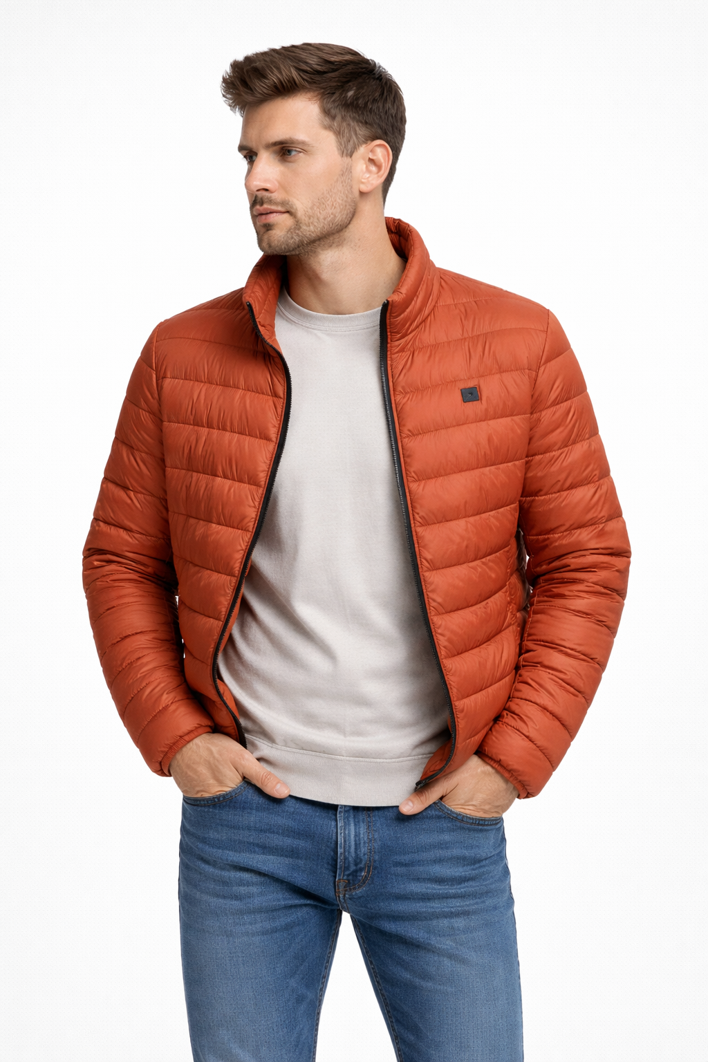 Куртка мужская демисезонная Matalan без капюшона XL Терракотовый (26127489)