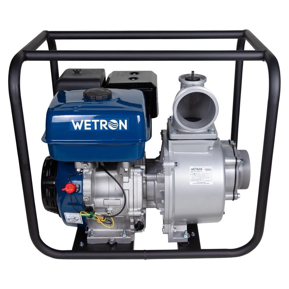 Мотопомпа бензиновая Wetron WM100CX (772553) - фото 7