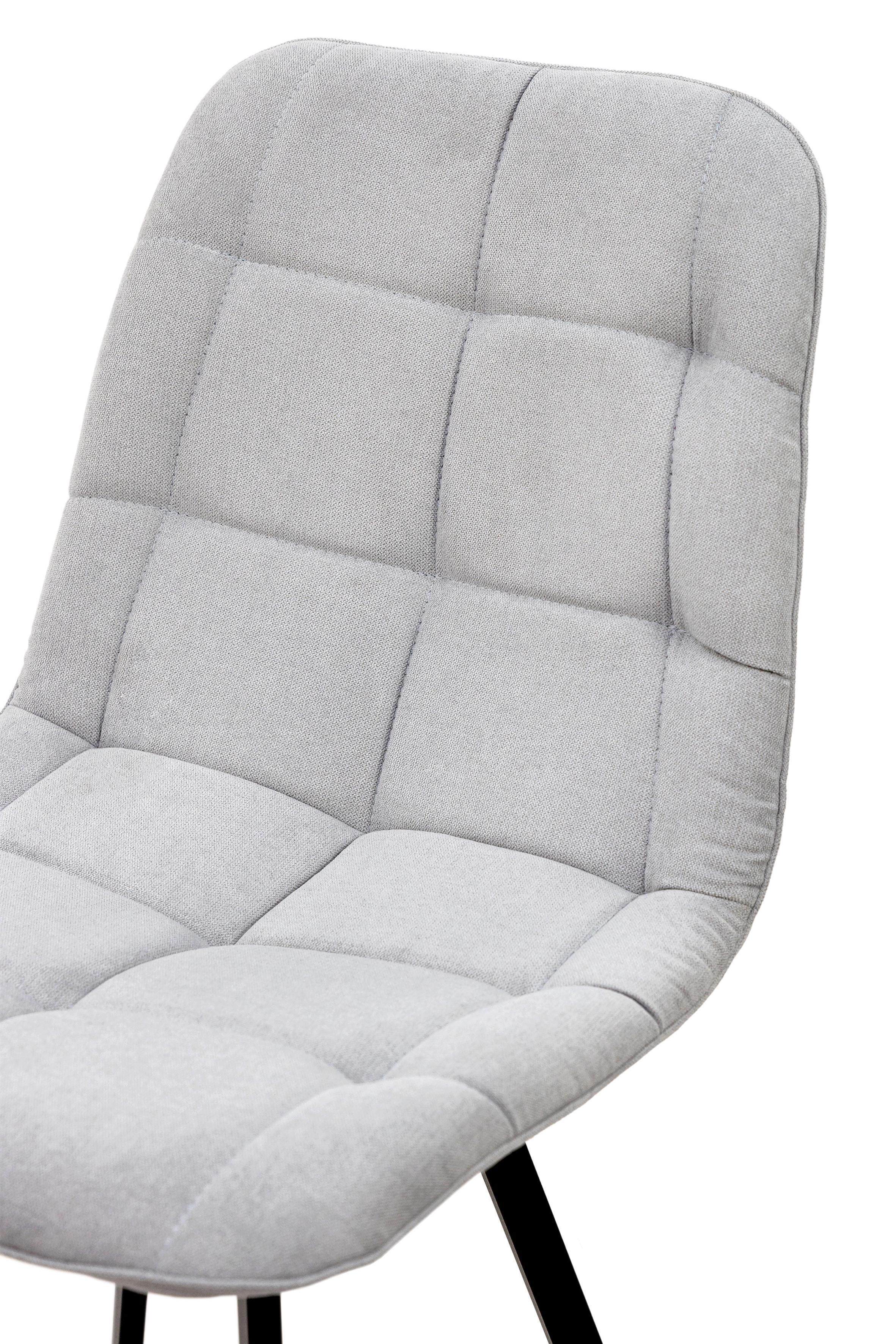 Стілець для кухні та вітальні Фіджи Софт 470х840х580 мм Чорний/Світло-сірий (GAА0056046) - фото 9 Стілець для кухні та вітальні Фіджи Софт 470х840х580 мм Чорний/Світло-сірий (GAА0056046) - фото 9