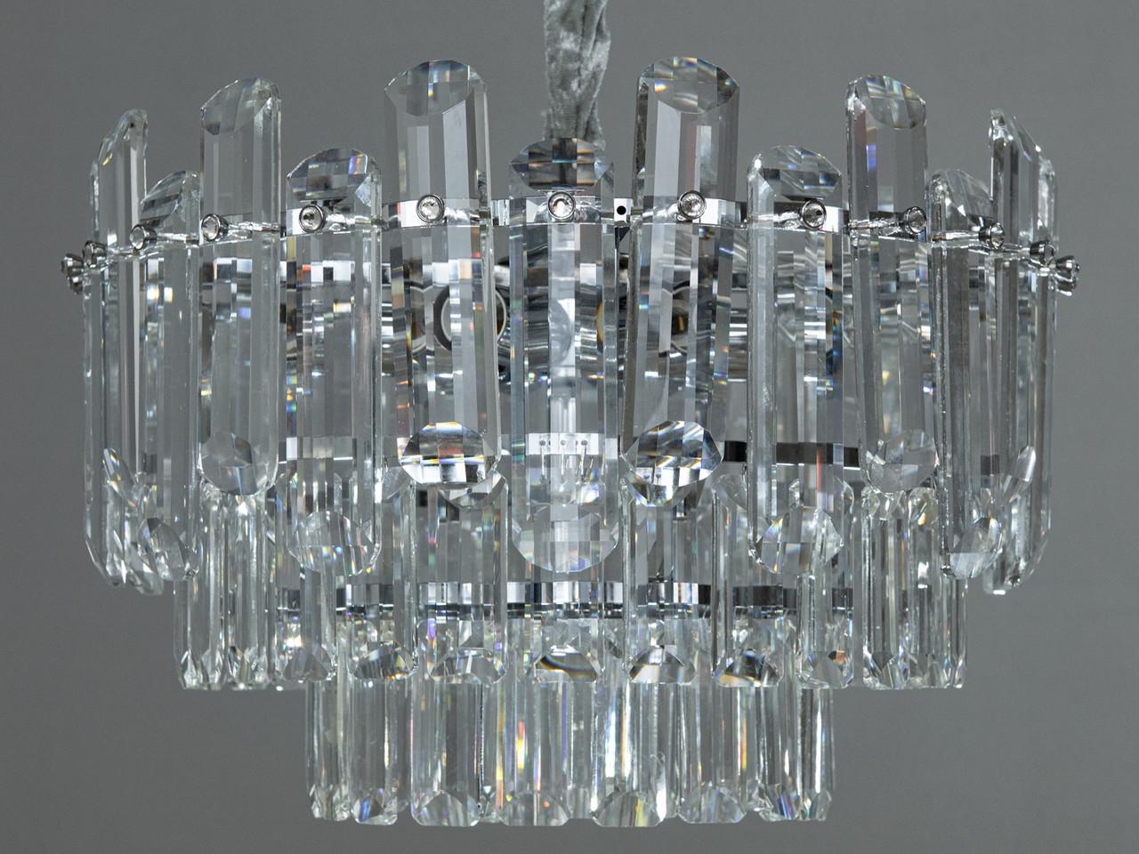 Люстра хрустальная EcoLed 2020/400CH Серебрянный