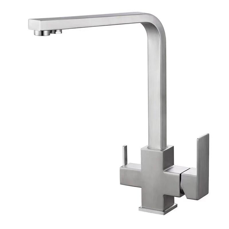 Змішувач для кухні Zerix KUB-021 SUS304 з виходом для питної води(ZX4855)