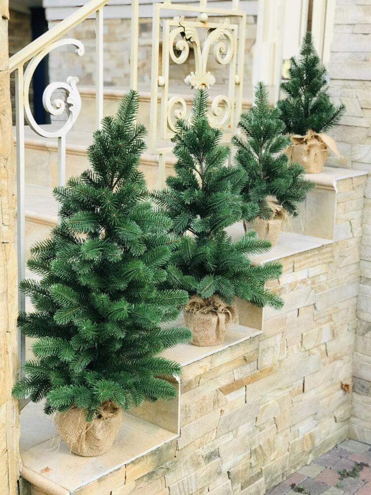 Ялинка лита Premium в мішковині 70 см Зелений (100/70/G) - фото 5 Ялинка лита Premium в мішковині 70 см Зелений (100/70/G) - фото 5