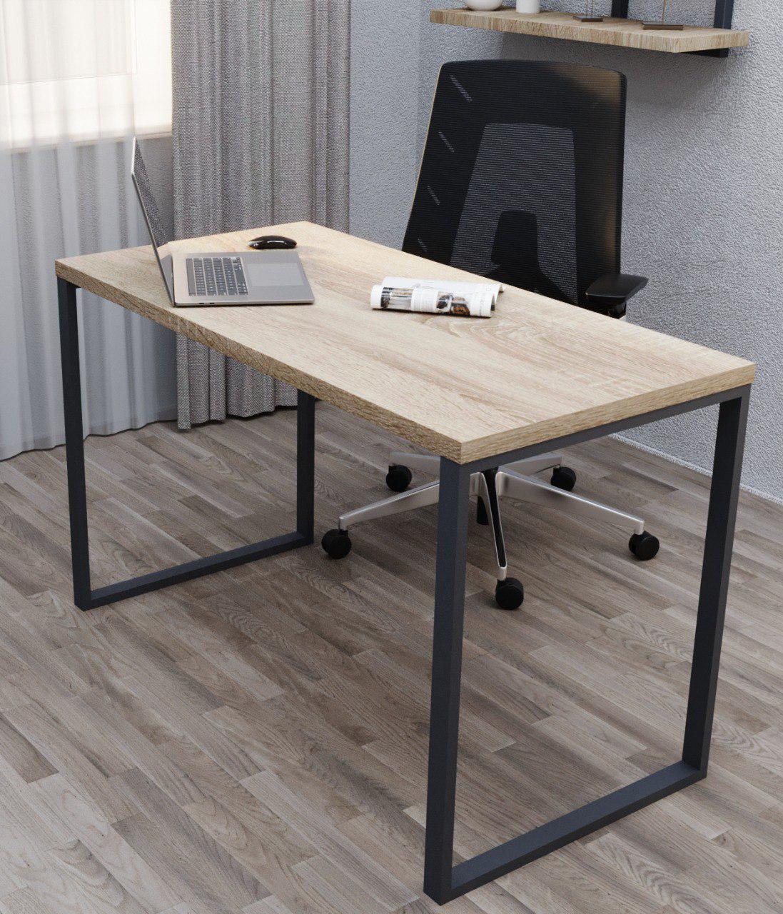 Стіл письмовий Loft Серія 1 металевий профіль 50х25 мм 1200х600х32 мм Дуб сонома (21821793) - фото 1 Стіл письмовий Loft Серія 1 металевий профіль 50х25 мм 1200х600х32 мм Дуб сонома (21821793) - фото 1