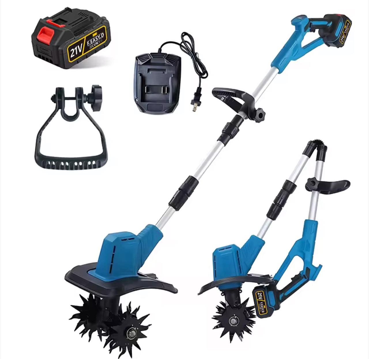 Культиватор акумуляторний багатофункціональний Scarifier 21v 2 шт. АКБ (29529230) - фото 2