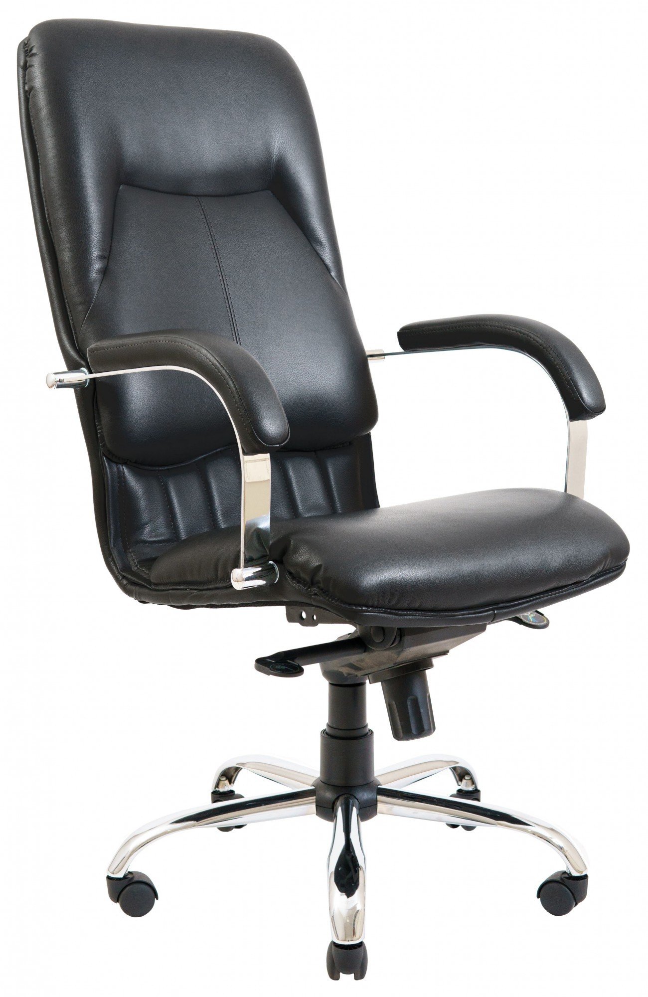 Офисное кресло руководителя Richman Никосия Софитель 02 Хром М3 MultiBlock Черный