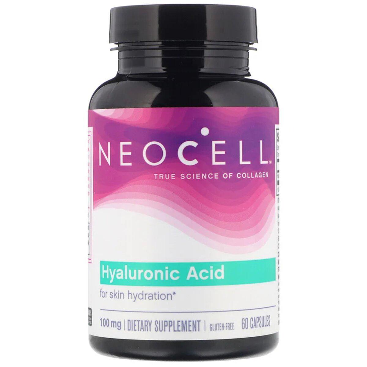 Кислота гіалуронова Neocell Hyaluronic Acid 60 капс. 100 мг (14477)