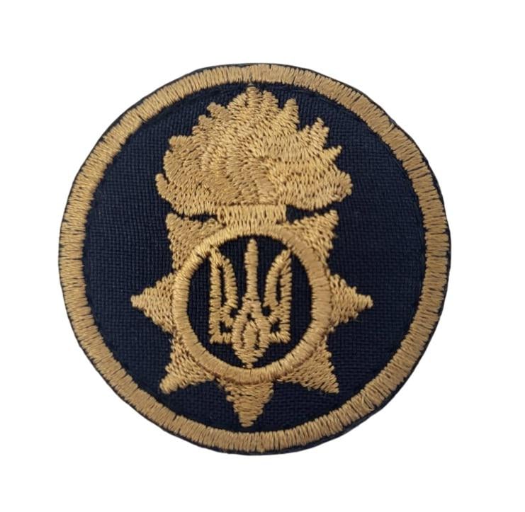 Кокарда НГУ круглая Синий (3584307)