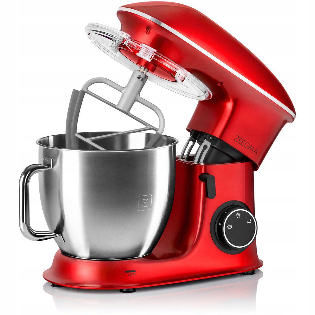 Тістоміс-міксер планетарний Zeegma Planeet Chef 2200 Вт Red (17927) - фото 5