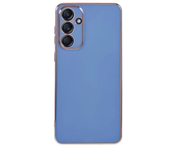 Чехол накладка Silicone Adds 6D для Samsung Galaxy M55 Синий