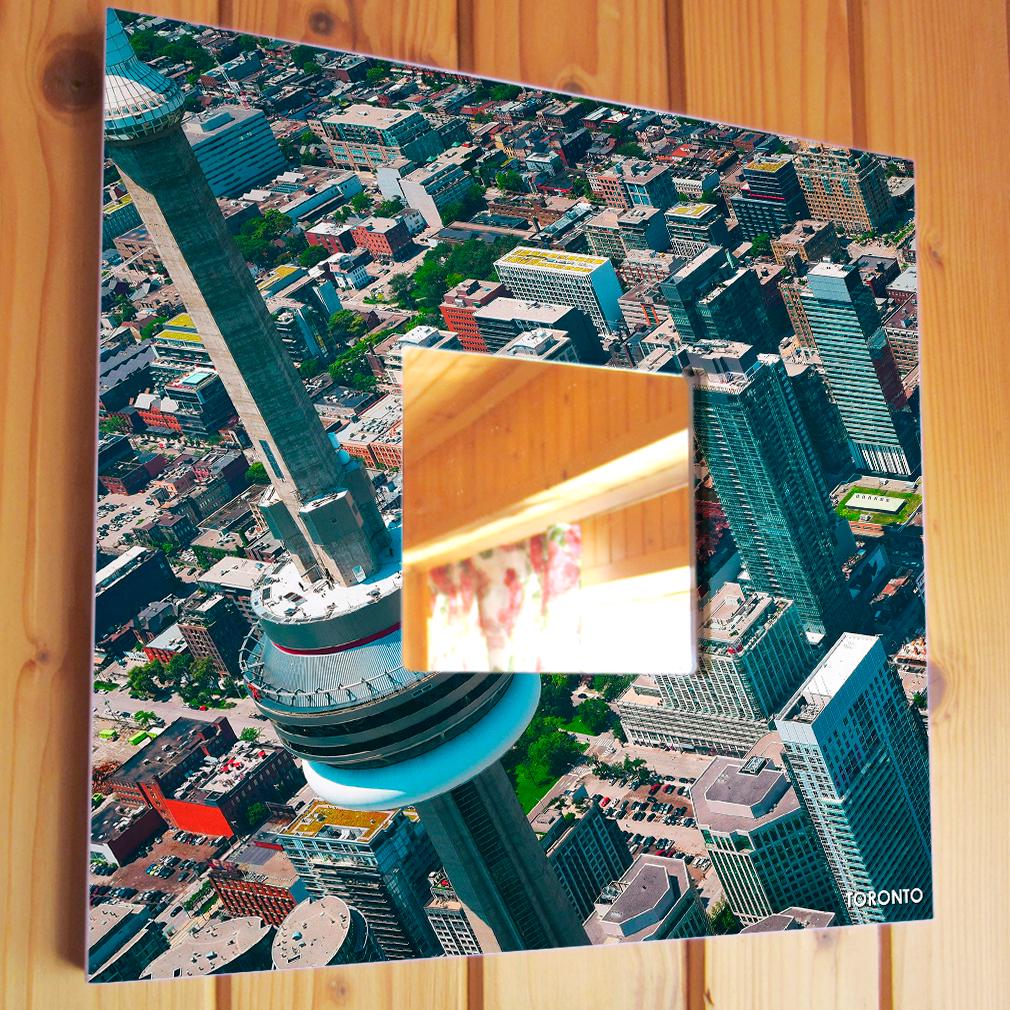 Зеркало декоративное Торонто Канада 260х260 мм (M04058)