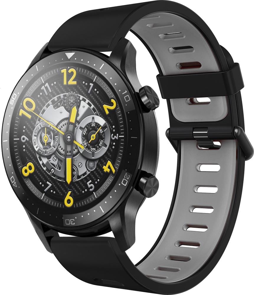 Ремешок Traf для Realme Watch S Pro Black/Grey (28930) - фото 1 Ремешок Traf для Realme Watch S Pro Black/Grey (28930) - фото 1