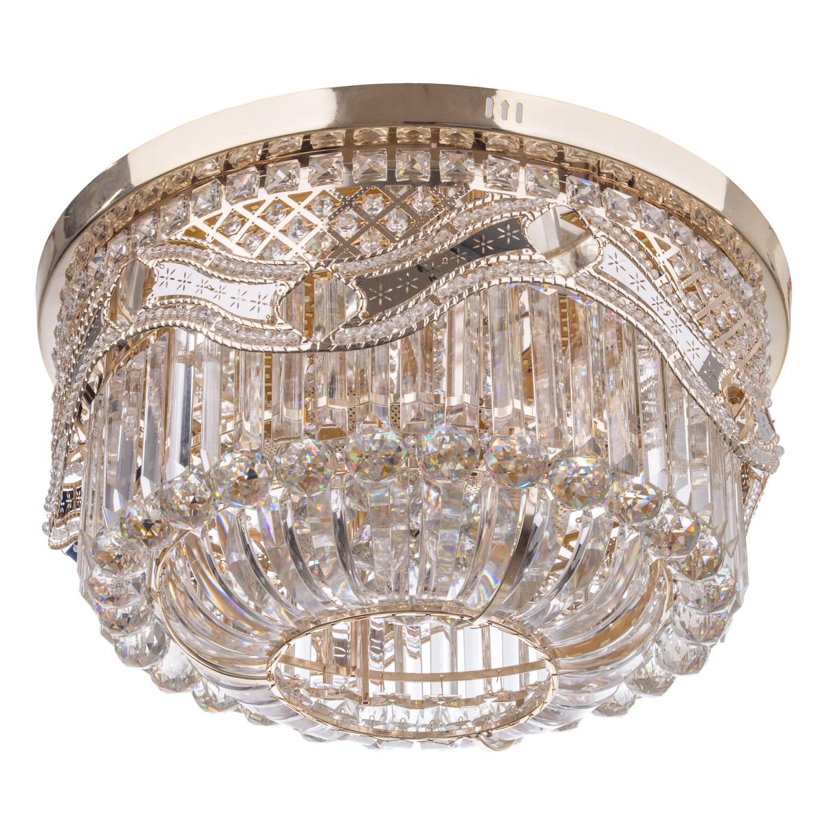 Люстра потолочная большая Brille BCL-633C/4 E14/LED с подсветкой