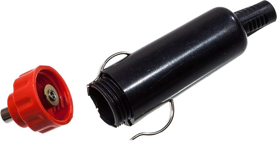 Конектор штекер в прикурювач автомобіля Black (17658) - фото 2