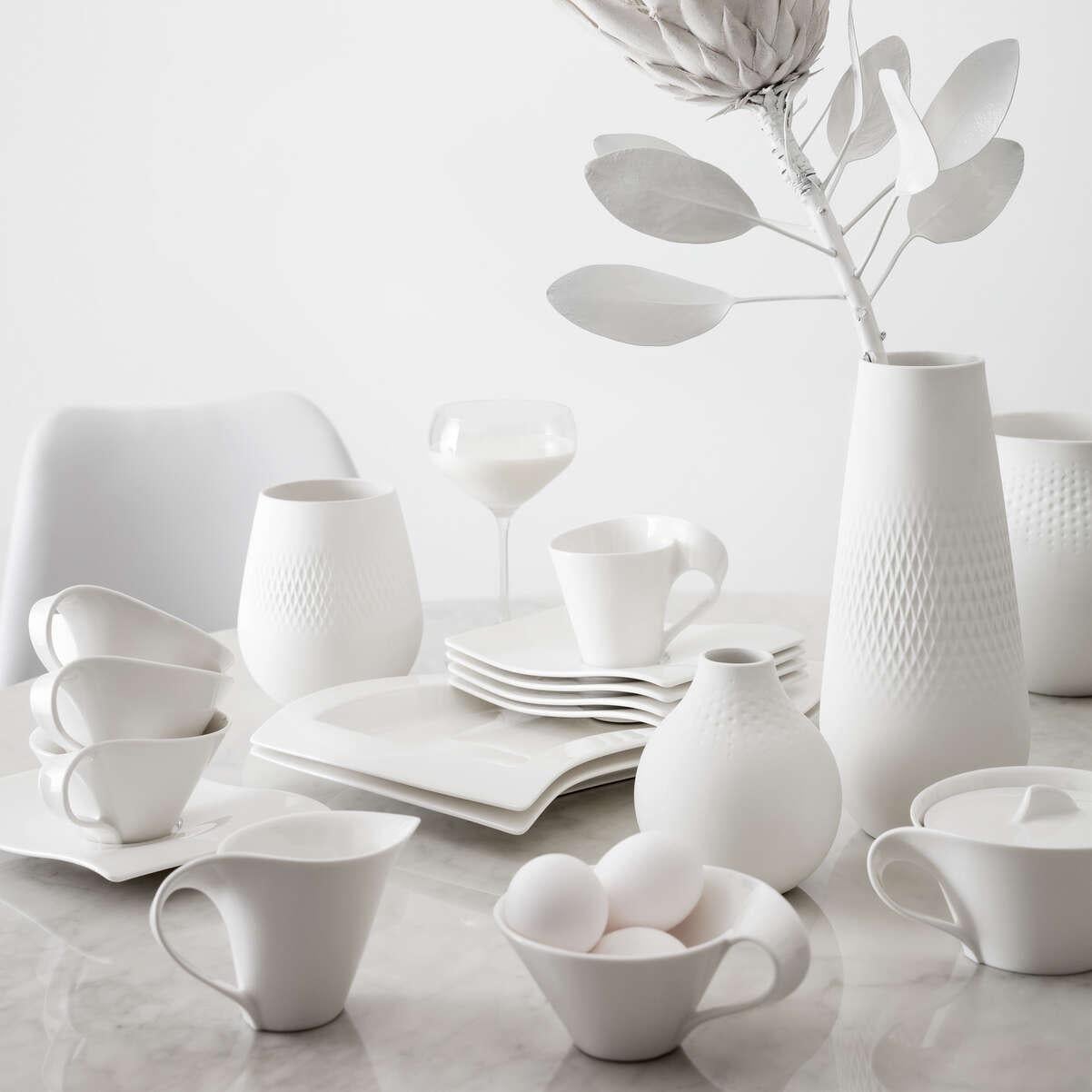 Villeroy & Boch NewWave Caffè Becher mit Henkel 6er Set, 250