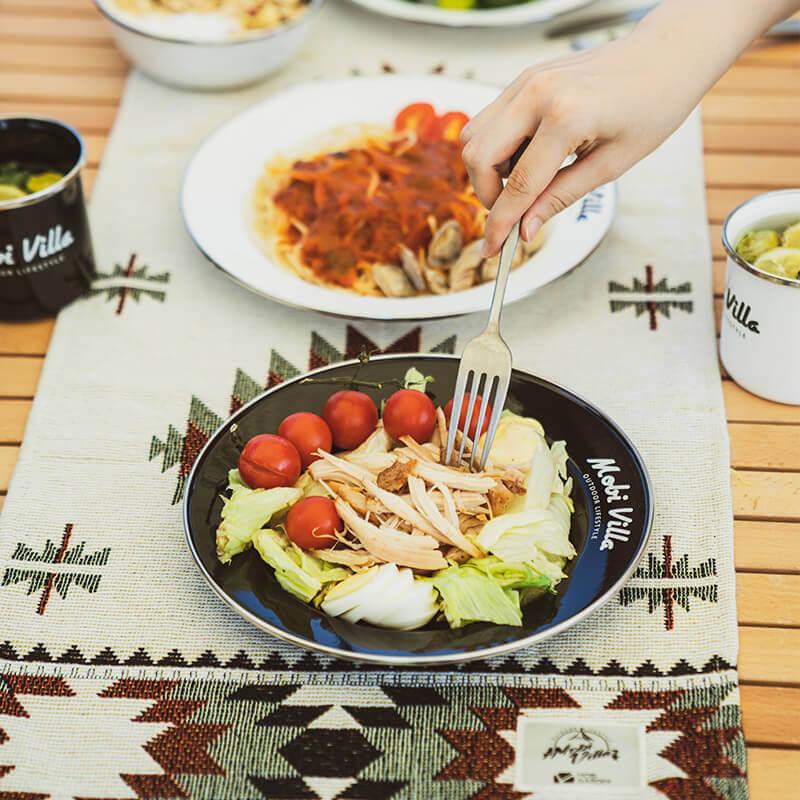 Тарелка эмалированная Mobi Garden NX21666072 villa р. - фото 2