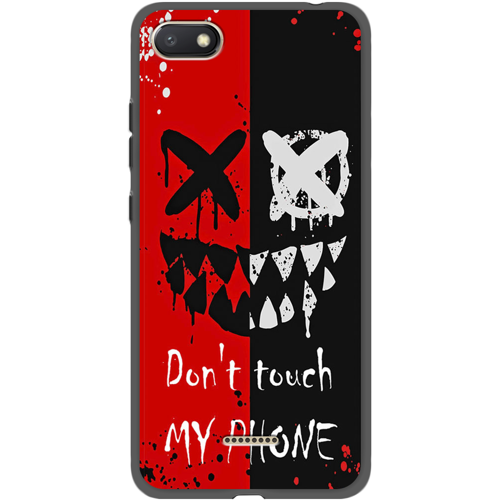 Чехол Boxface Xiaomi Redmi 6A Bad Smile Черный силикон (34811-up2468-35160)