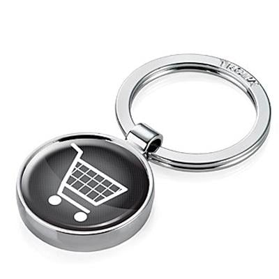 Брелок Troika Shopping Черный