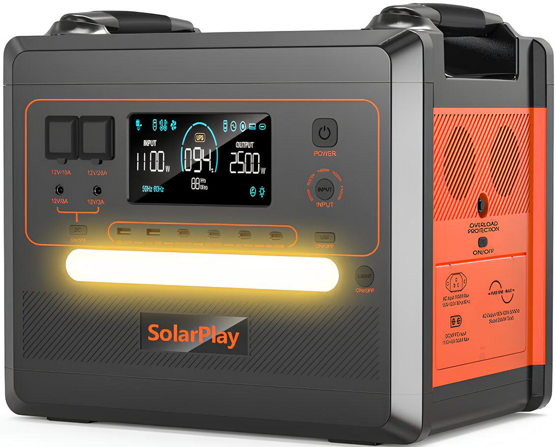 Зарядна станція SolarPlay Professional Q2402M 2500-5000W LiFePO4 європейські розетки