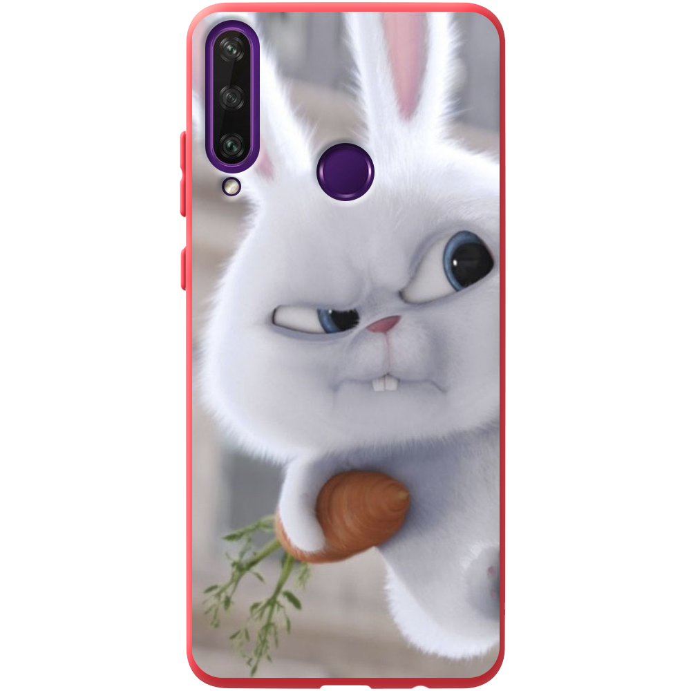 Чохол BoxFace Huawei Y6p Rabbit Snowball Червоний силікон  (40017-up1116-41525)