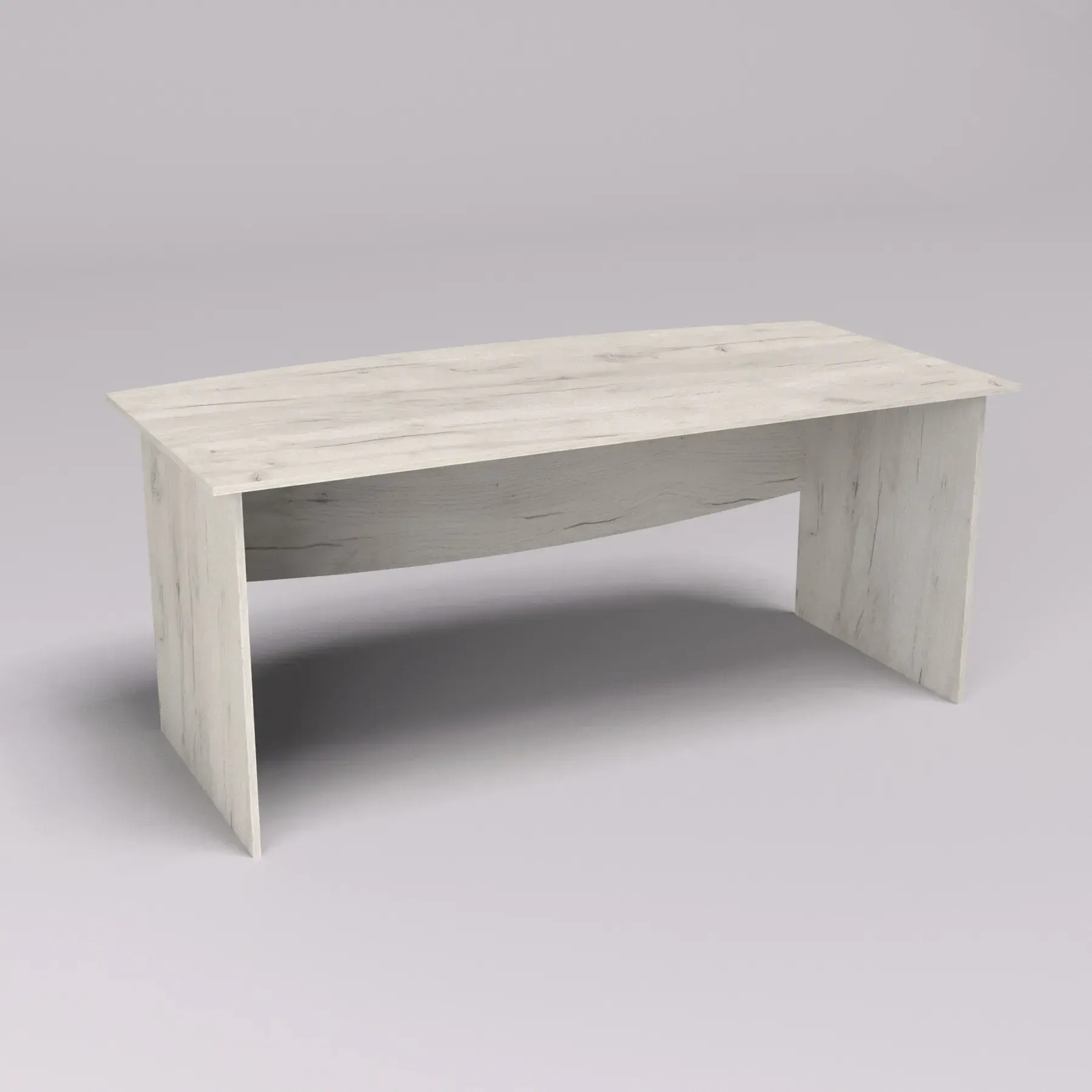 Стіл офісний Kontinent Лідер 1800х900х760 мм Дуб Крафт Білий (52668651) - фото 2 Стіл офісний Kontinent Лідер 1800х900х760 мм Дуб Крафт Білий (52668651) - фото 2