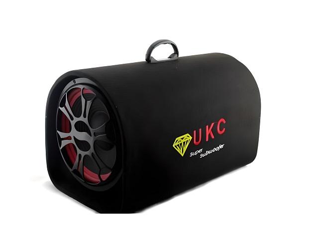 Автомобильный сабвуфер-бочка активный UKC 1008BT Bluetooth 10" 12/220 В 1800 Вт - фото 1