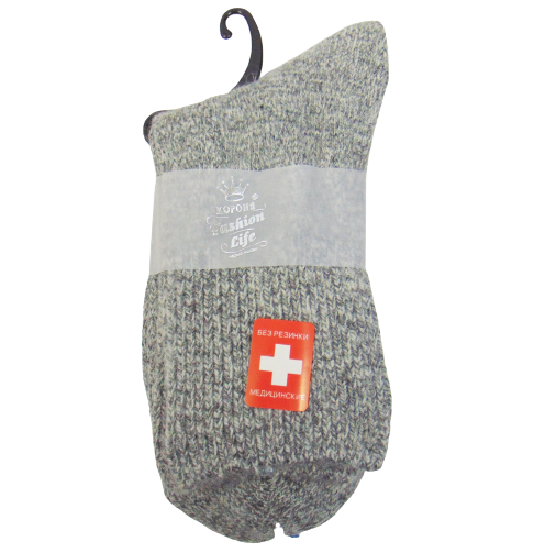 Термоноски с шерсти альпаки Корона 1540 с ослабленной резинкой р. 41-47 Серый (1691115594) Термоноски с шерсти альпаки Корона 1540 с ослабленной резинкой р. 41-47 Серый (1691115594)