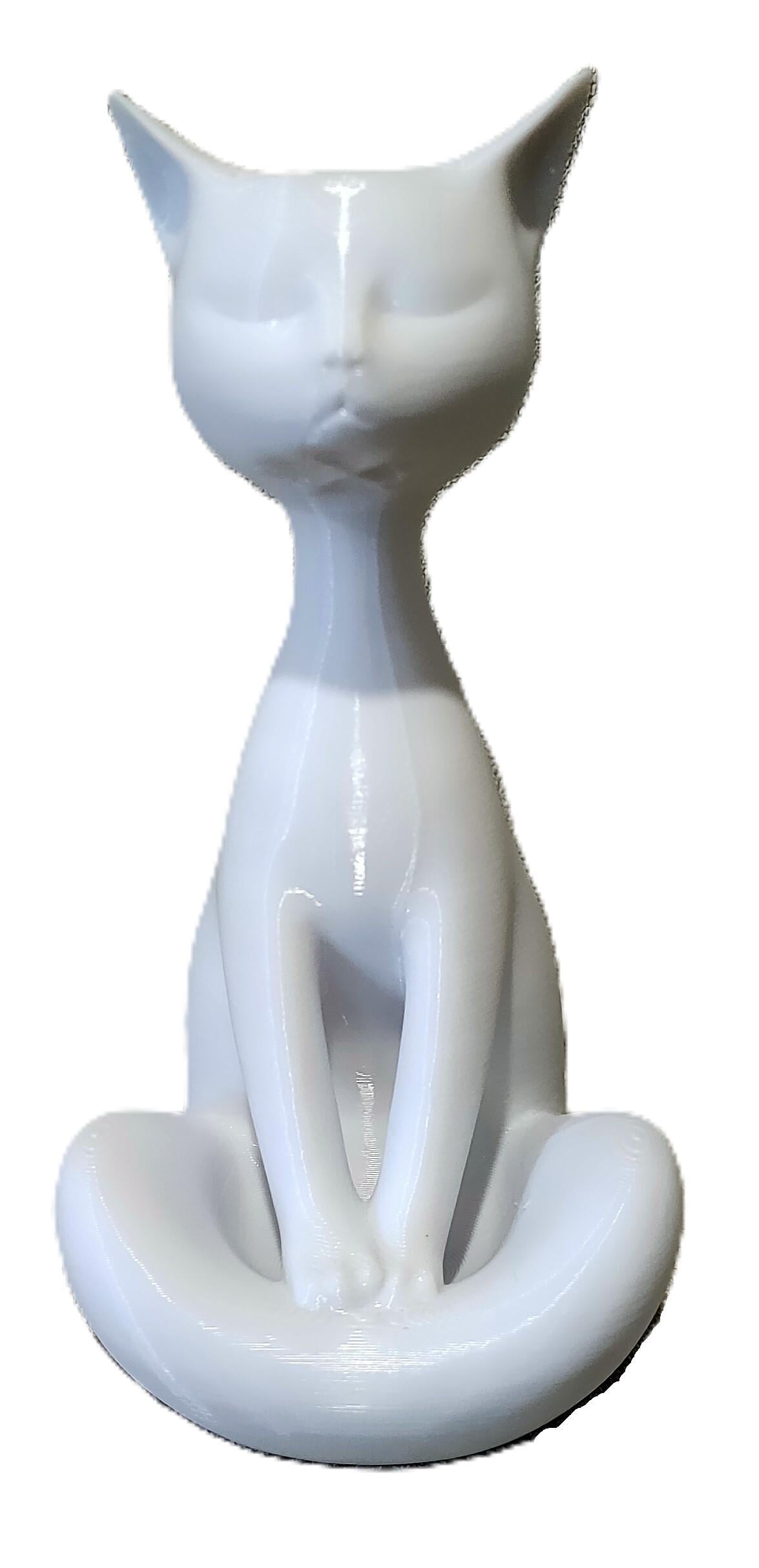Статуэтка Белый кот 70х77х145 мм (KIT-51G-BE)
