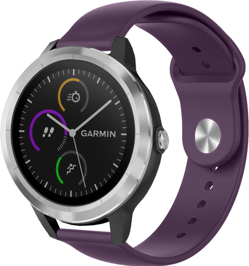 Ремешок Base для Garmin Vivoactive 3 20 мм Purple (22999)