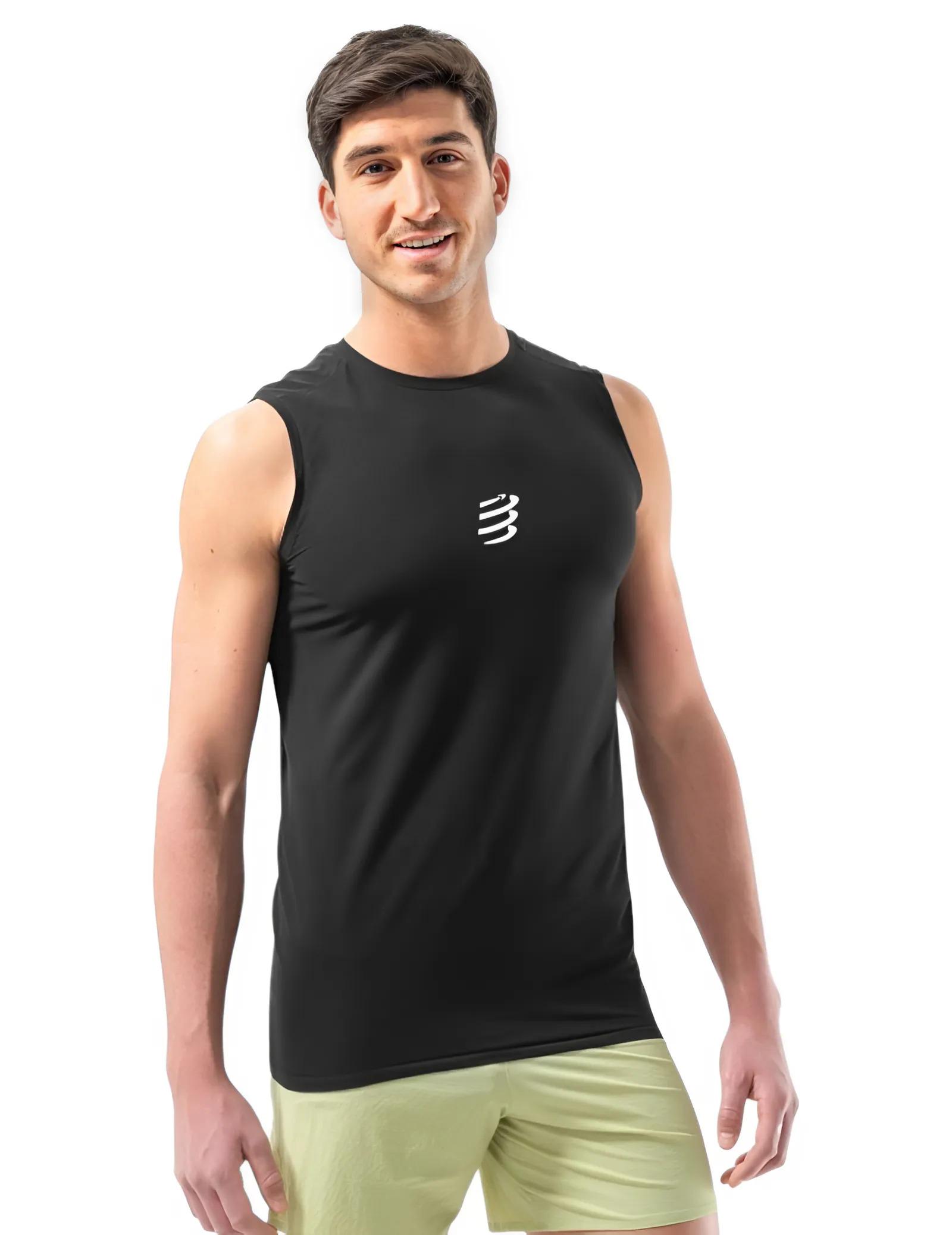 Майка мужская спортивная Compressport ATSM3849000M Trail Racing Tank M Black (405e11b5)