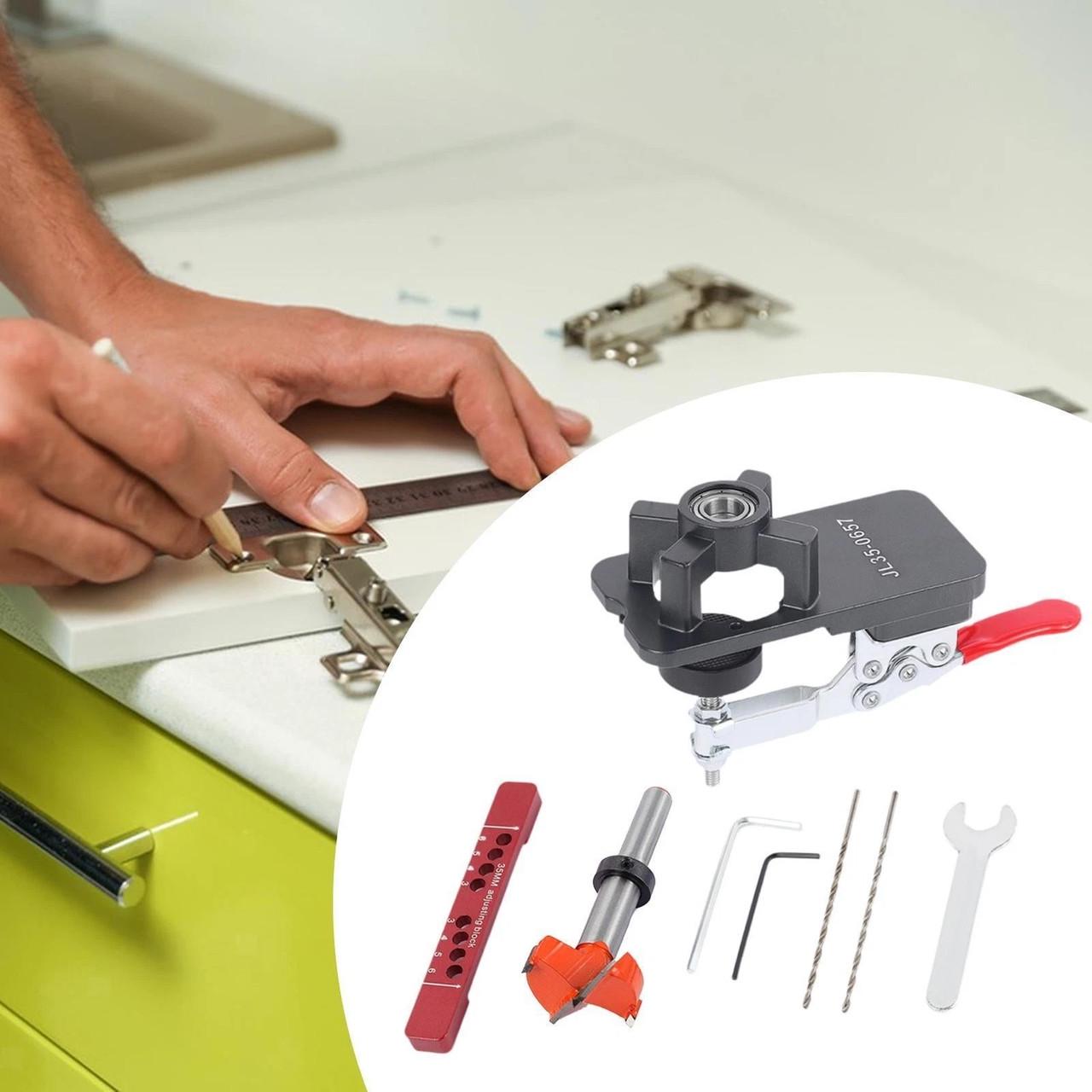 Шаблон для врезки мебельных петель круглый 35 мм и фреза форстнера JL-35 (id_117365) - фото 6 Шаблон для врезки мебельных петель круглый 35 мм и фреза форстнера JL-35 (id_117365) - фото 6