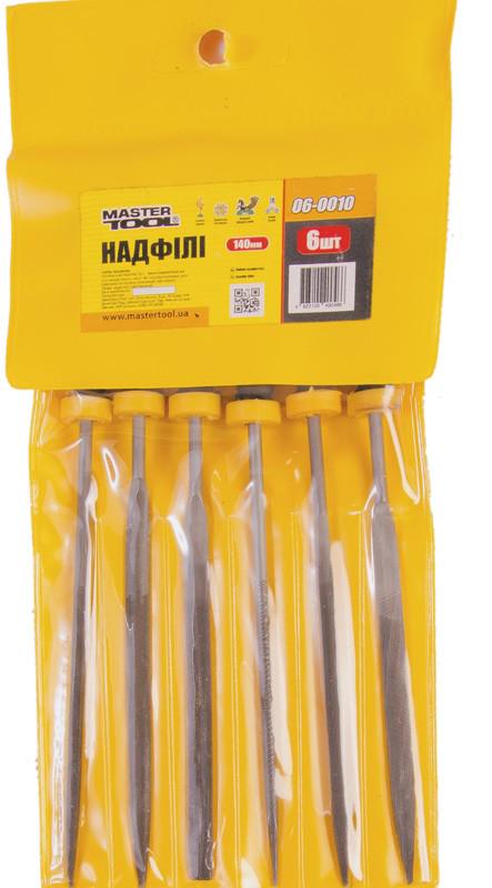 Надфили MasterTool 140 мм 6 шт. (06-0010) - фото 2