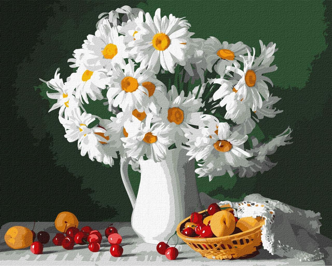 Картина по номерам Идейка Ромашковая краса 40х50 см (КНО5660)