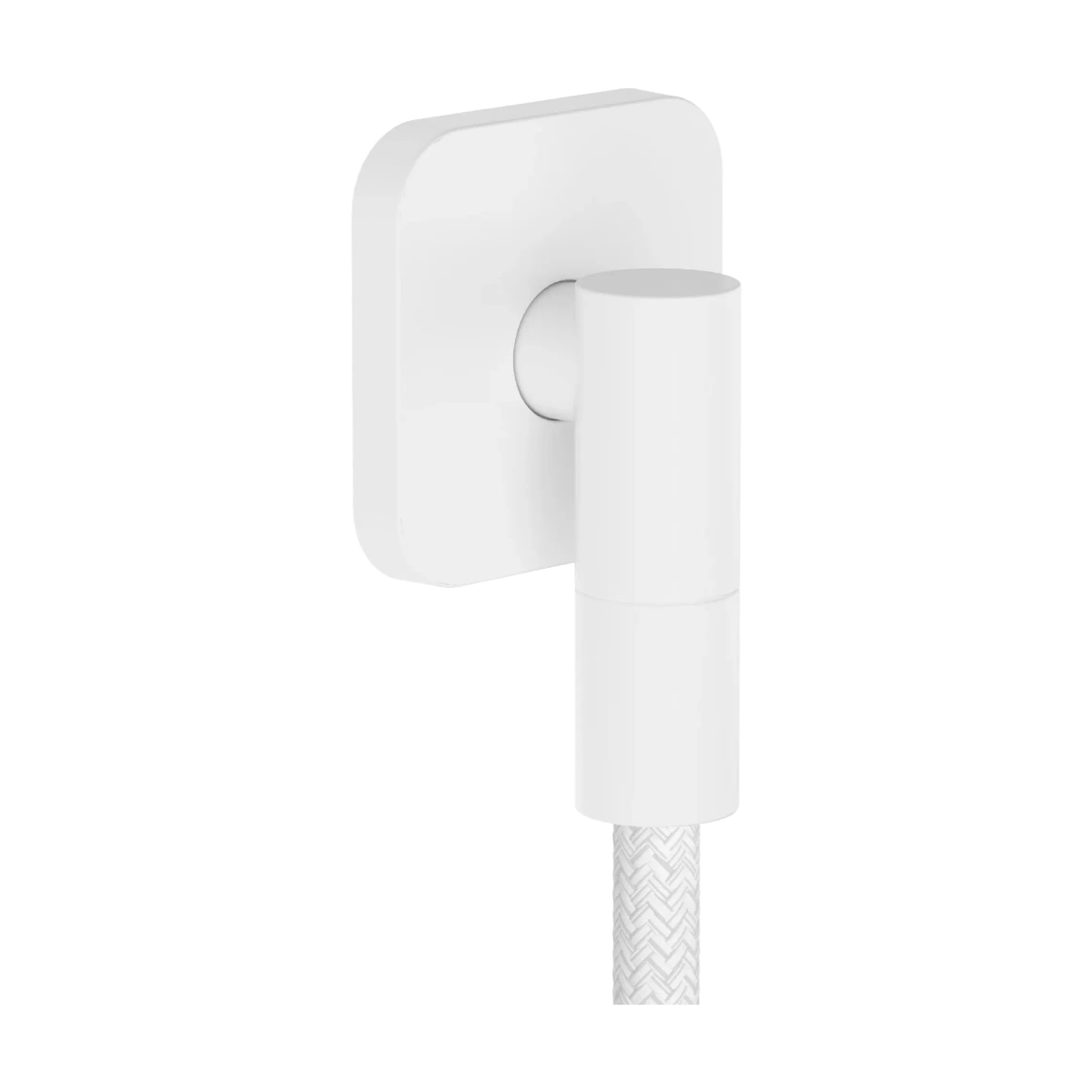 Шланговое подключение для душа Hansgrohe FixFit Fine Q металл Белый матовый (28884700)