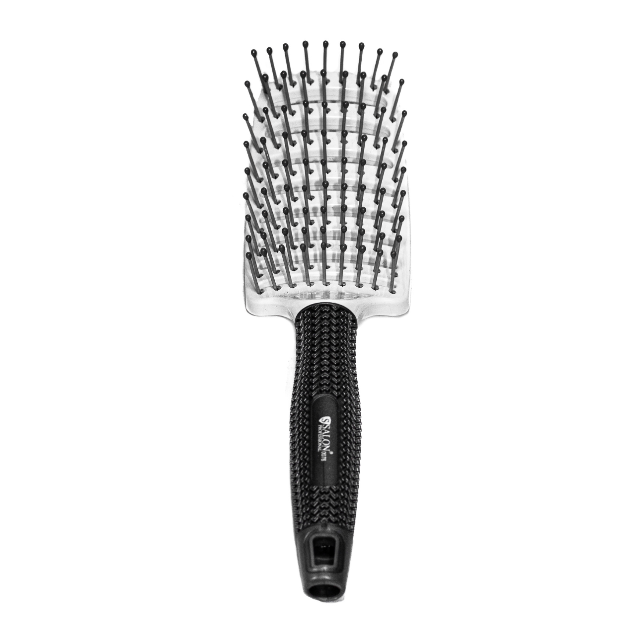 Щетка для волос массажная продувная изогнутая Salon Professional 0076 (1267248323)