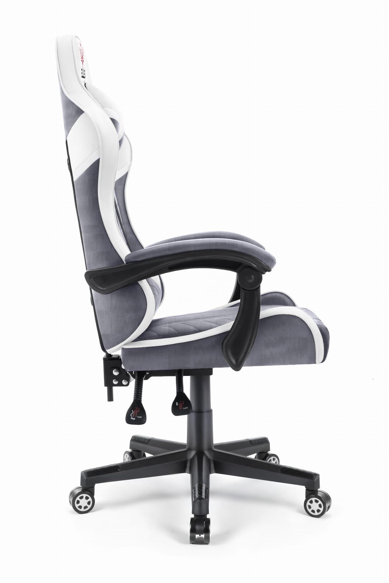 Компьютерное кресло Hell's Chair HC-1004 White/Grey - фото 3