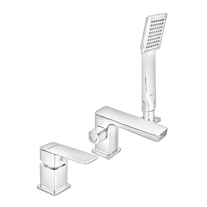 Смеситель для ванны Haiba Kubus 022 3-HOLE (HB3957)